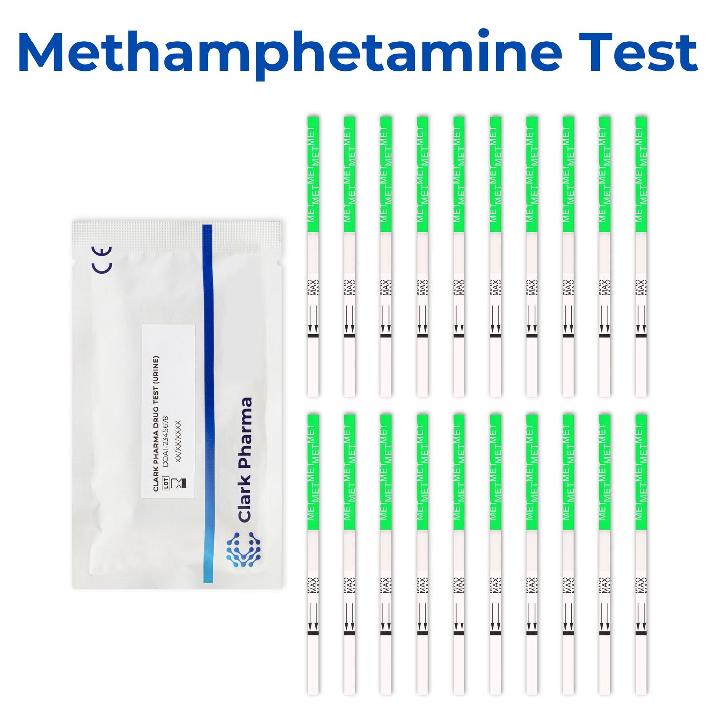 20 Pack, Methamphetamine Urine Single Tests