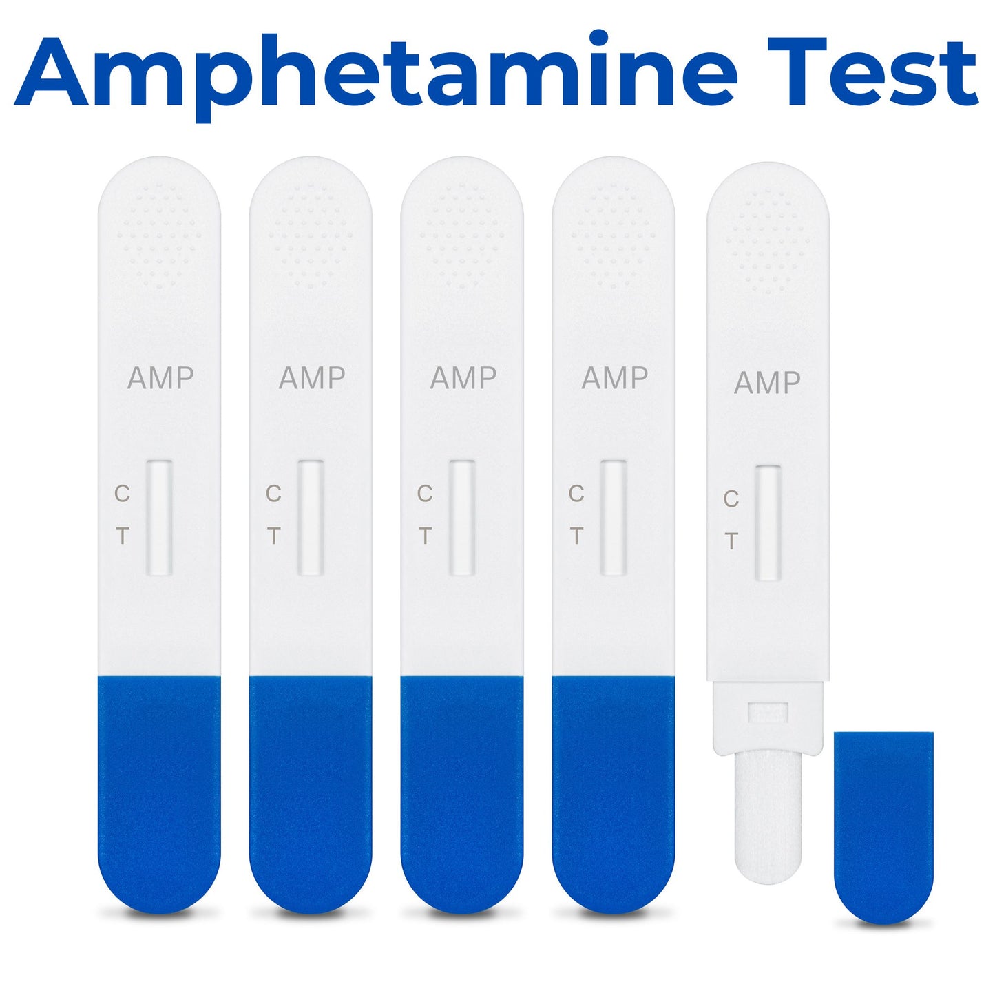 5 Pack, SalyvGenics Amphetamine Saliva Drug Test. Rapid Test for Amphetamines (Speed, Uppers, Whiz) in Saliva Oral Fluid