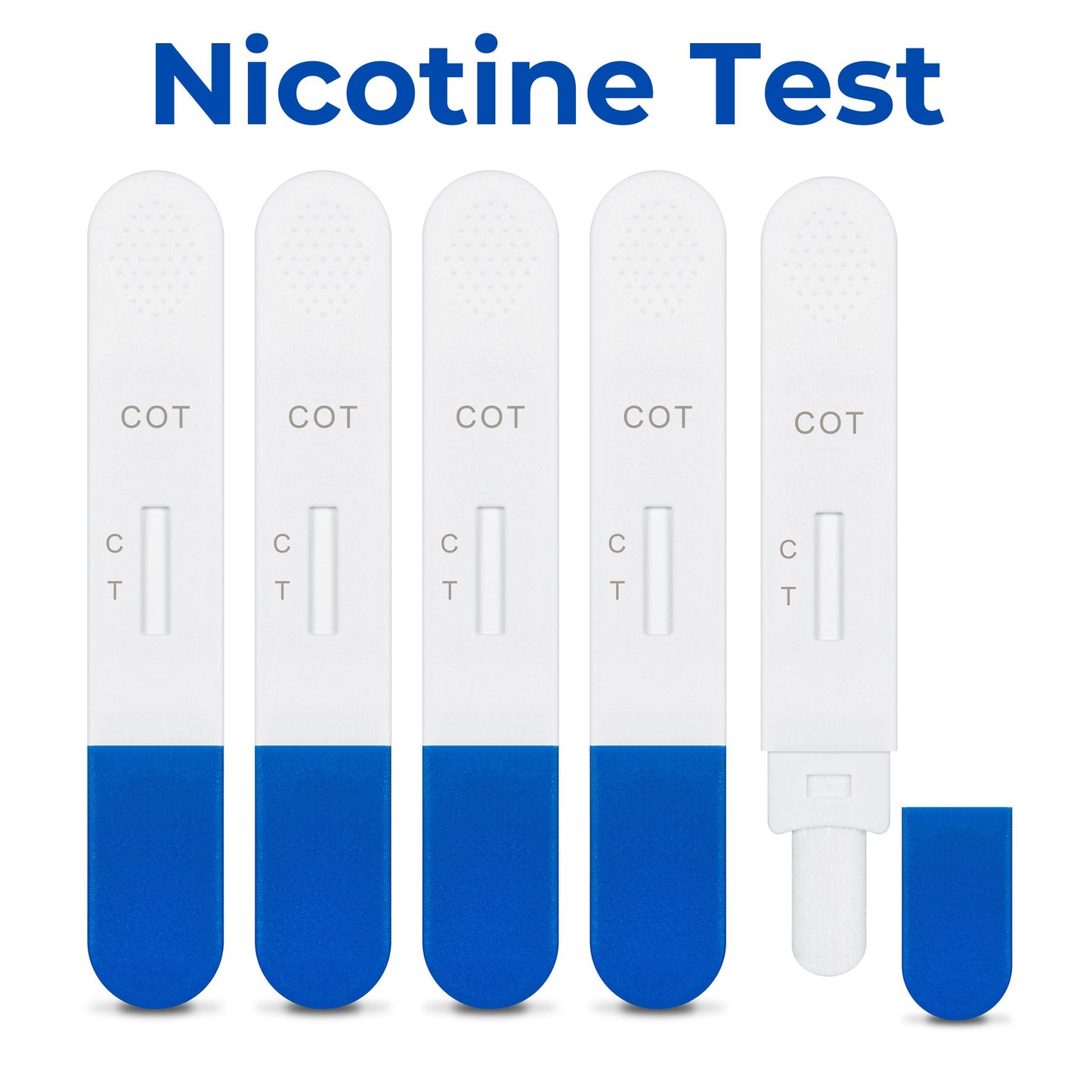 5 Pack, SalyvGenics Nicotine Saliva Test. Test for Nicotine (Cotinine) in Saliva Oral Fluid